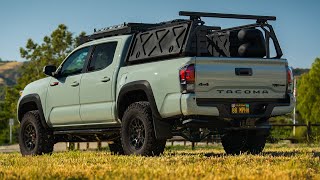 The Best Overlanding Bed Rack For Your Truck! | Tacoma Gladiator Raptor | Leitner Designs ACS Forged