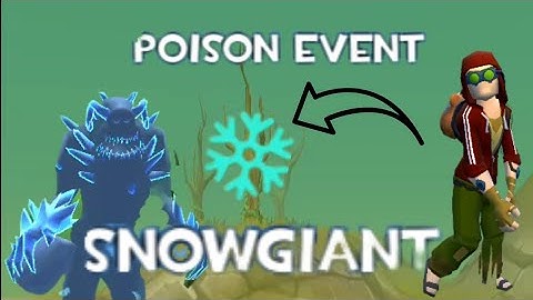 Snow Giant In Poison Event - Rocket Royale Gameplay