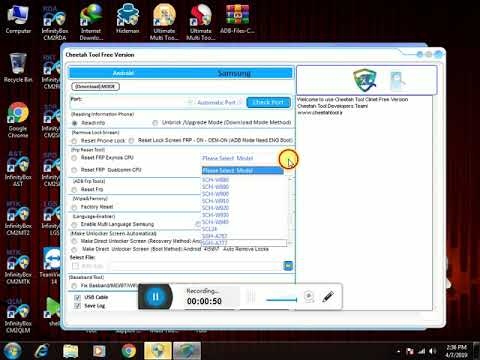 j200g frp remove with Cheetah Tool Free Version - YouTube