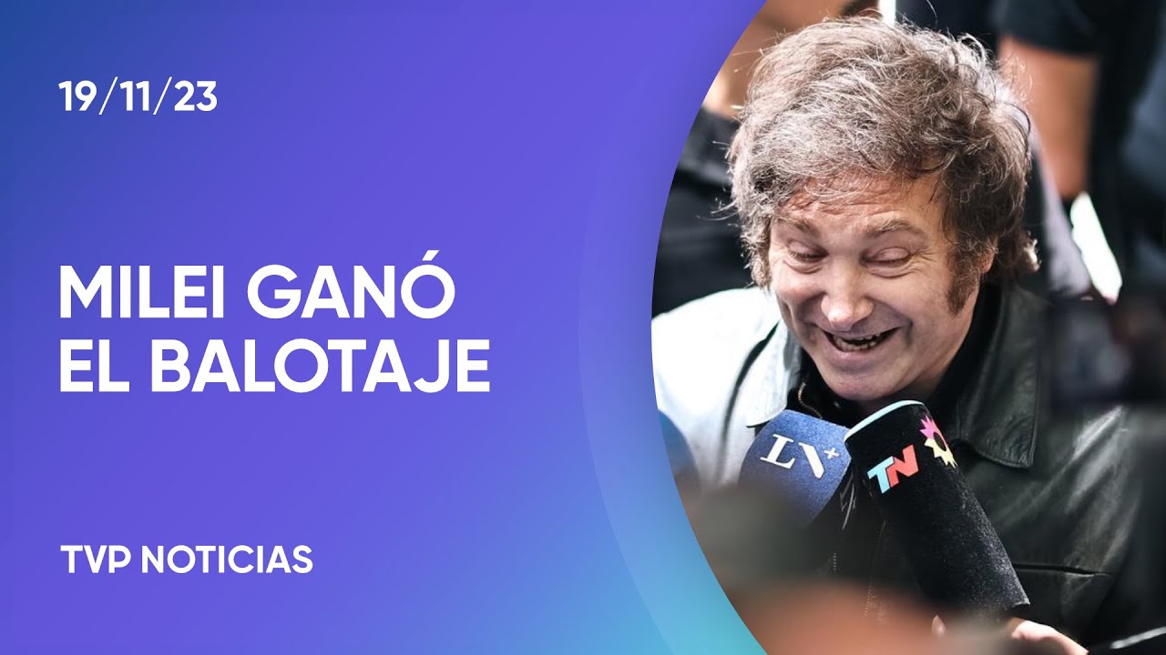 Balotaje 2023: Javier Milei se impuso y será el nuevo Presidente de la ...