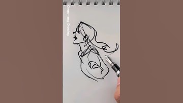 Sketching with Fountain pen✍️🎶 (Duke D2 fountain pen)