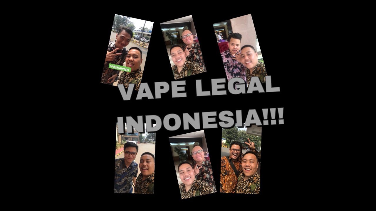 VAPE LEGAL DI INDONESIA DAN TANGGAPAN PARA INFLUENCER VAPE