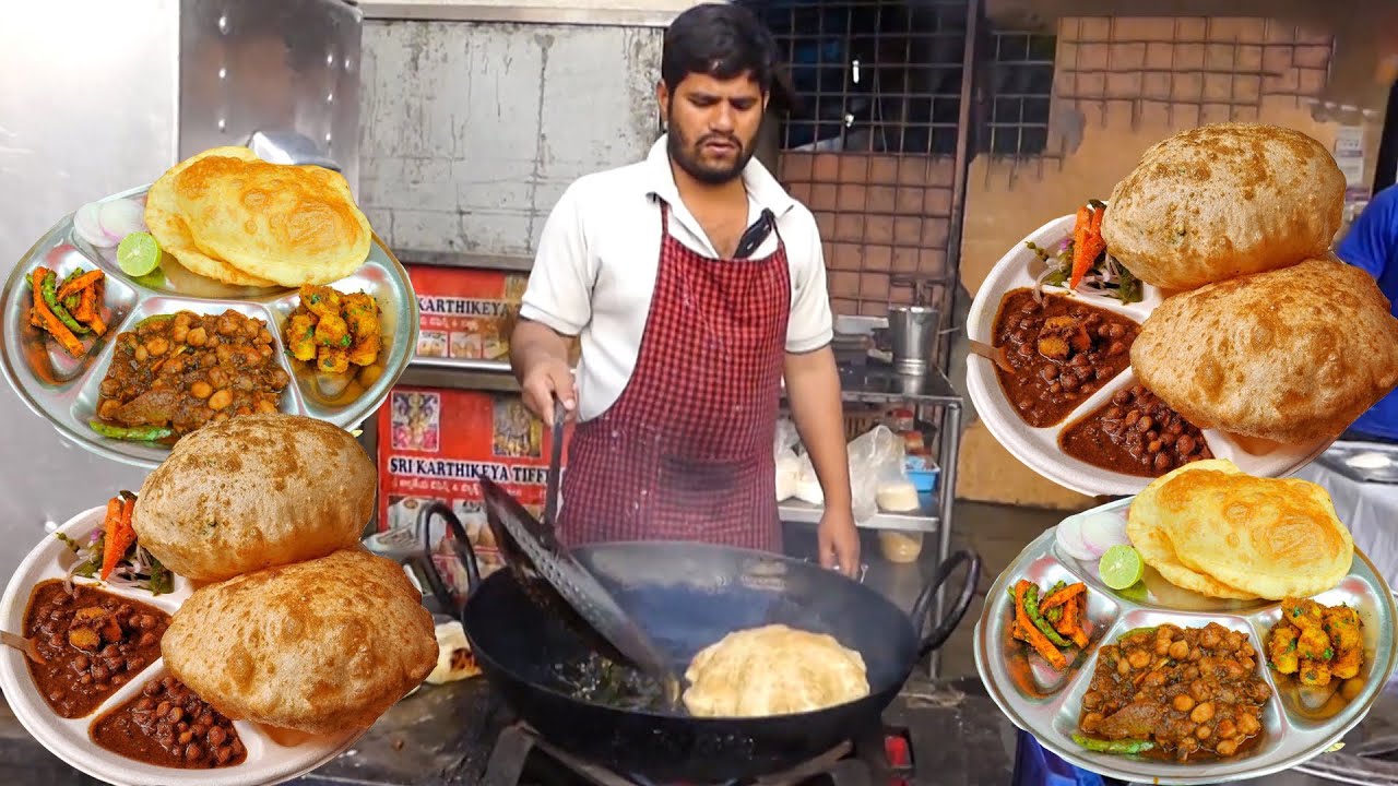 Chole Bhature Puri || छोले भटूरे पुरी || Street Food | KikTV Network