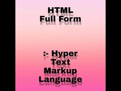 HTML full form - YouTube