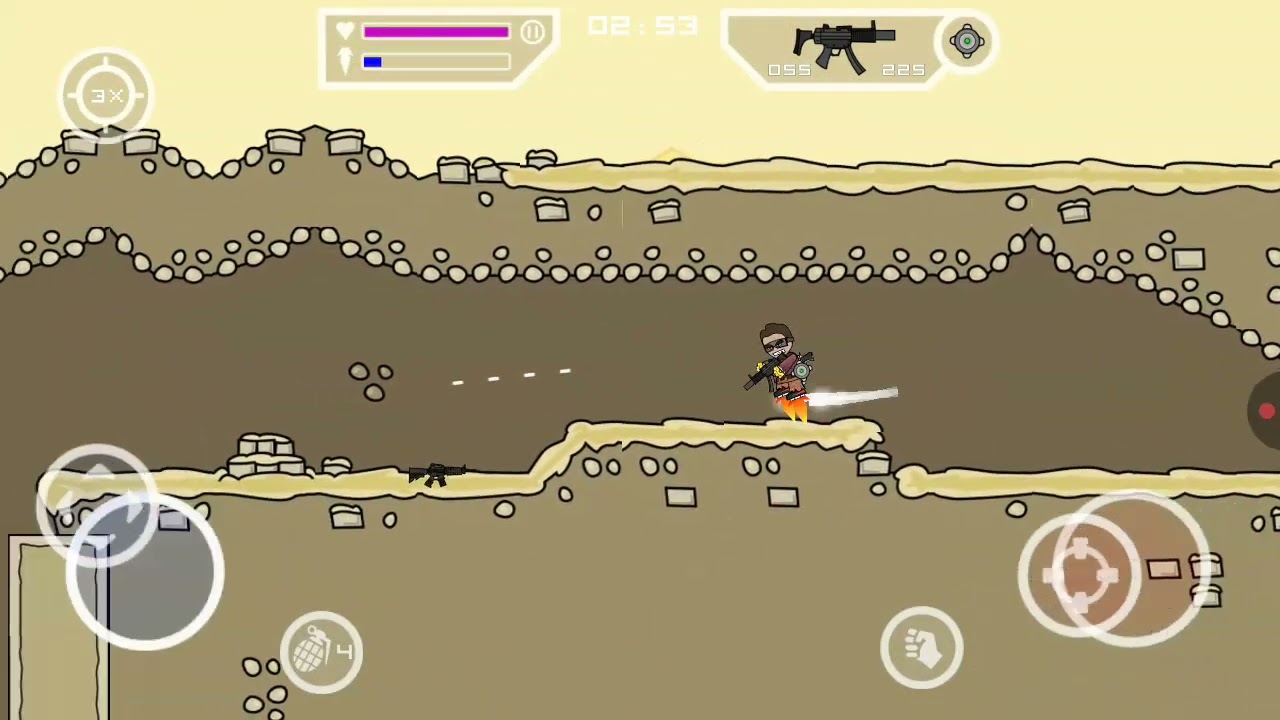 mini militia gameplay# mp5 challenge 