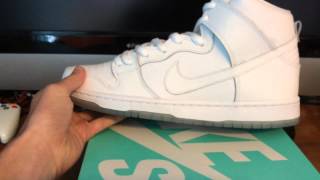 nike sb dunk white ice