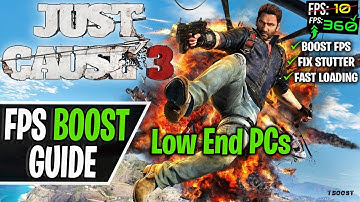 How to Increase FPS in Just Cause 3 | FPS Boost/LAG and Stutter Fix | Config Files
