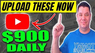 Make Money On YouTube Uploading These Videos And Earn $900 Per Day (Step by Step Tutorial)