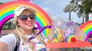 EPCOT Festival of the Arts 2024! NEW Figment Popcorn Bucket, Live Performance Art & Colorful Food!