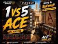🔥 INSANE 1v5 ACE on ANUBIS! 😱 | FACEIT CS2 Highlights | G@ming By RaKsHaN