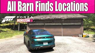 Forza Horizon 6 All Barn Finds Locations - Get Hidden Cars - 15 Barn Finds Cars