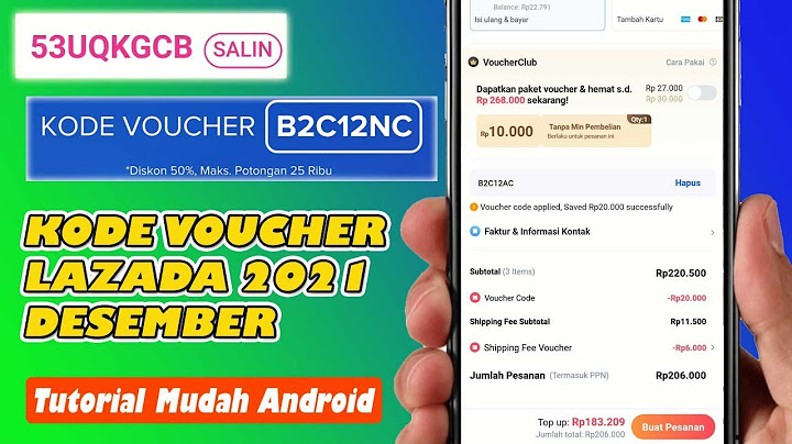 20 Cara Melihat Kode Voucher Lazada, Gratis Ongkir 100%