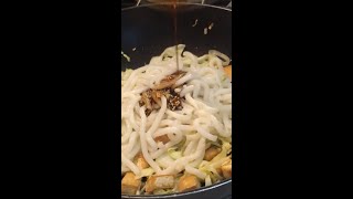 This is how I cook my simple Udon Noodles 😋☺️ #shorts #shortsvideo #japanesefood