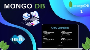 Mongo DB Introduction: Basic CRUD Operations Explained(Insert,Update,Find,Delete) | 1 | CodingSensei