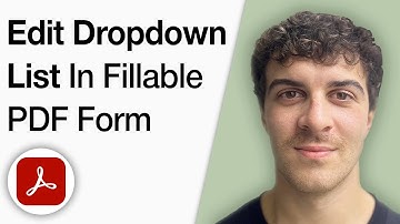 How to Edit a Dropdown List in a Fillable PDF Form Using Adobe Acrobat Pro DC [2025 Full Guide]