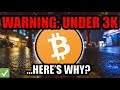 Warning: I Think Bitcoin Is Going Under 3K...Here Is Why? [Altcoins I Bought]
