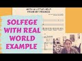 Solfege with Real World Examples - With a Little Help from my Friends