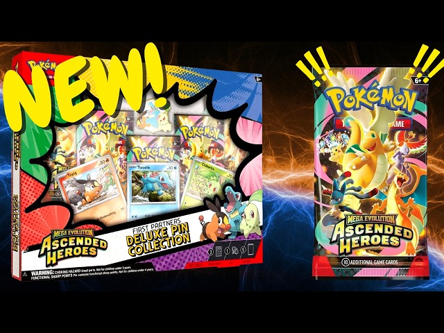 Ascended Heroes First Partners Deluxe Pin Collection Case Opening