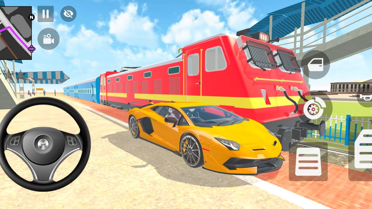 🇺🇸 Indian Theft Auto Simulator 🎮 Franklin purchase 🆕 Lamborghini 🤑 Train se Race karna padega👮Game🎯