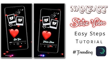 𝐇𝐨𝐰 𝐭𝐨 𝐌𝐚𝐤𝐞 𝐌𝐨𝐛𝐢𝐥𝐞 𝐍𝐚𝐦𝐞 𝐀𝐫𝐭 𝐒𝐭𝐚𝐭𝐮𝐬 𝐓𝐮𝐭𝐨𝐫𝐢𝐚𝐥 || 𝐀𝐥𝐢𝐠𝐡𝐭 𝐌𝐨𝐭𝐢𝐨𝐧 𝐄𝐟𝐟𝐞𝐜𝐭