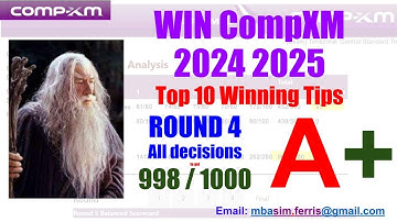 CompXM Guide Round 4 Top Results 999 of 1000 - CompXM 2025 guide Comp XM guide