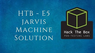 HTB-E5 Jarvis Machine Walk-through | Tamil