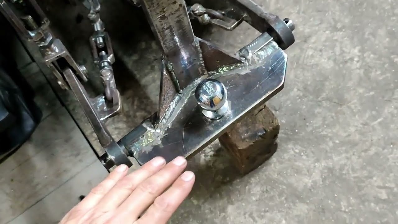 Навеска на самодельный мини трактор (завершение)