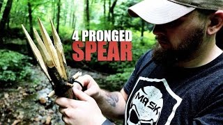 How To Make The 4 Pronged Spear For Hunting & Fishing