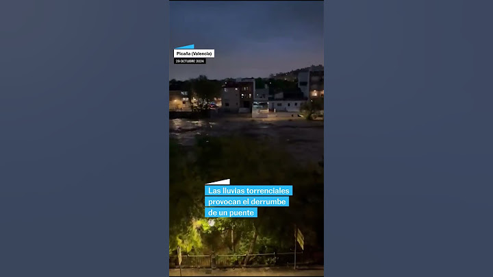 Un puente se derrumba en Picaña (Valencia) por la dana #shorts