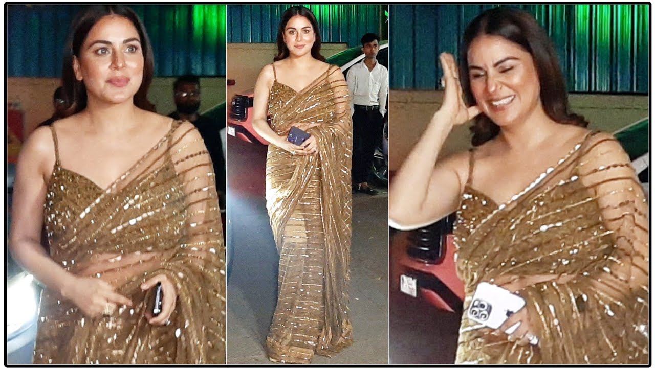 1/3 : Beauty Queen Shraddha Arya arrives ♥ at Dheeraj 's Party | #dheeshra | @bollywoodbandook