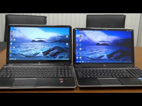 Hp Envy Dv6t Full Hd 19 X 1080 Vs 1366 X 768 Screen Comparison Youtube