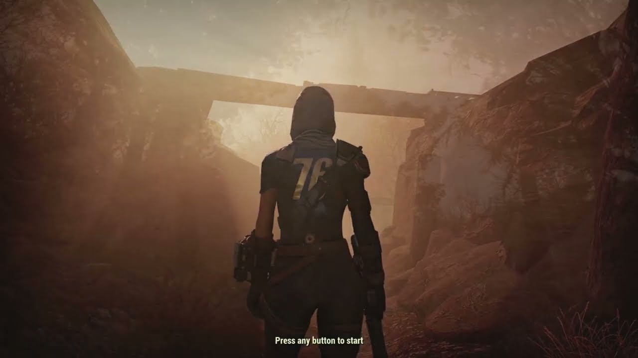 Fallout 76: Camp Revamp - Title Screen & Main Menu with Music