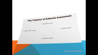 STEPS FOR DESIGNING AUTHENTIC ASSESSMENT