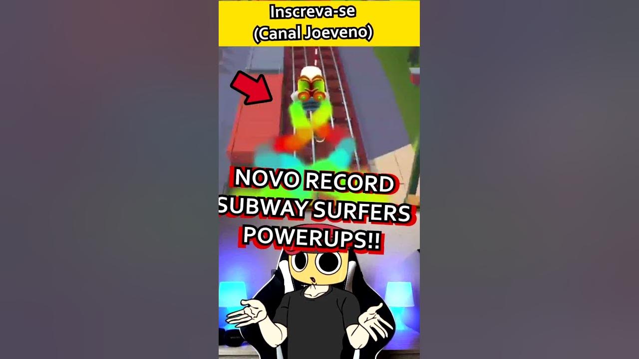 NOVO RECORD DE SUBWAY SURFERS POWERUPS #Shorts 