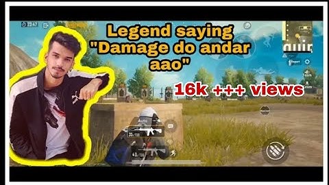 TeamIndsnax legend saying #damage do andar aao #snaxgaming #pubgm