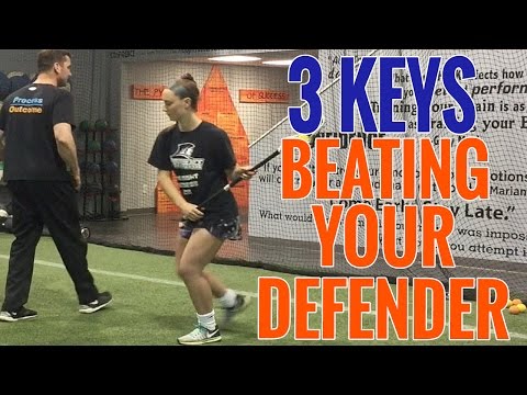 How to Beat uw Defender | Lacrosse Triangle Dodge Drill