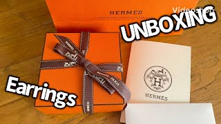 UNBOXING HERMES EARRINGS