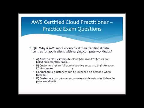 AWS 初级认证 模拟考试 试题讲解 -Q1
