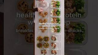 A week of high-protein meal prep for weight loss A week of high-protein meal prep for weight loss