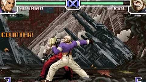 KOF 2002 FINAL MATCH YASHIRO ME VS RUGAL IN EXPERT MODE