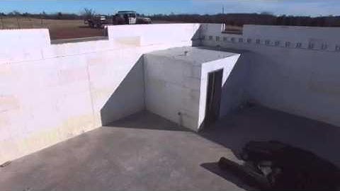 RP Watkins: Floor truss support for ICF Walk out Basement