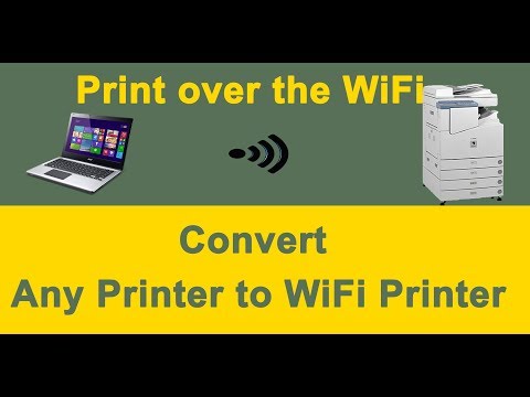 How to Connect Printer to WiFi Router | Convert Any Printer To WiFi Printer using Ethernet Port