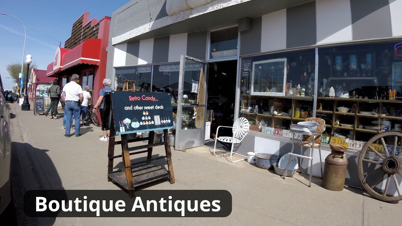 Unique Antique Stores, A Day Trip Out To Calmar, Alberta YouTube