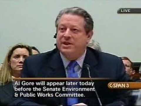 Joint Global Warming Hearing: Al Gore Opening Part 1