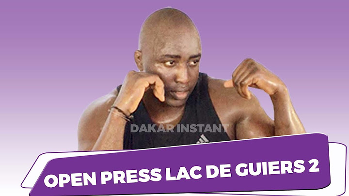 OPEN PRESS LAC DE GUIERS 2 EN DIRECT DE GUEDIAWAYE