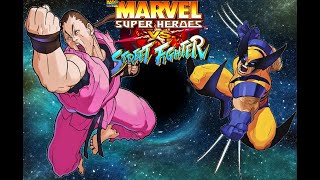 Marvel Super Heroes VS. Street Fighter - Dan and Wolverine Playthrough (January 2, 2022)