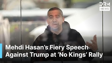 Mehdi Hasan’s Fiery Speech Against Trump at ‘No Kings’ Rally, “We Will Outvote Them!” | AC1G