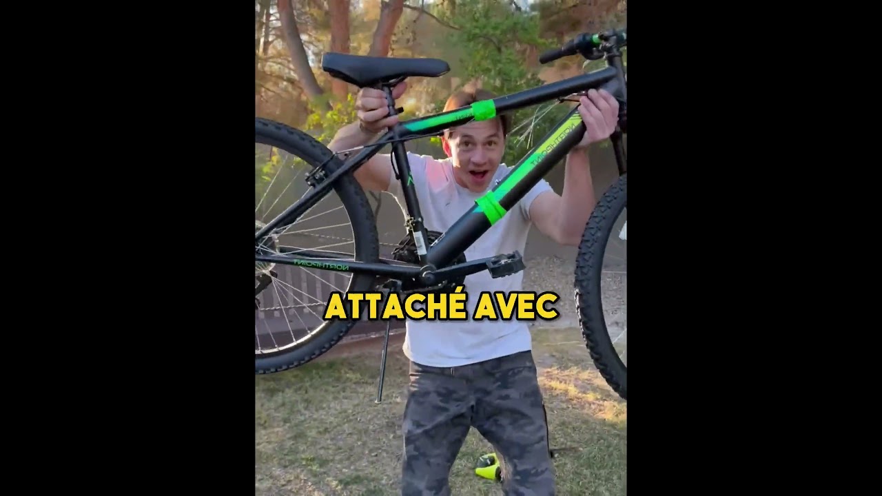 Ce vélo s’est cassé en pleine fuite