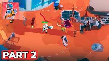 Mars Survivor Gameplay Walkthrough Part 2 – Defending My Base from the First ALIEN! (Android/iOS)