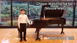 Chopin  Minute Waltz Op.64 No.1 / 9 Years Old / 쇼팽 강아지 왈츠